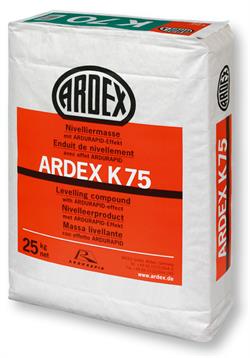 Ardex gulv spartelmasse K 75 i 25 kg